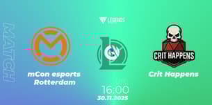 mCon esports Rotterdam VS Crit Happens