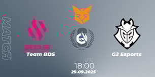 Team BDS VS G2 Esports