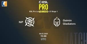 NiP VS Gaimin Gladiators NiP VS Gaimin Gladiators
