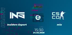 Insiders Esport VS m1x