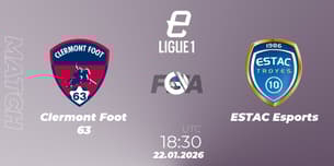 Clermont Foot 63 VS ESTAC Esports