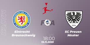 Eintracht Braunschweig VS SC Preußen Münster