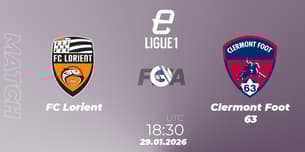 FC Lorient VS Clermont Foot 63