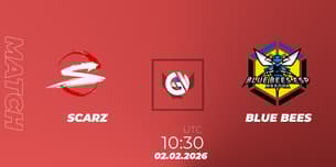 SCARZ VS BLUE BEES