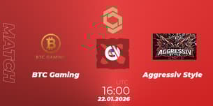 BTC Gaming VS Aggressiv Style