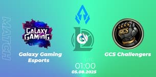 Galaxy Gaming Esports VS GCS Challengers Galaxy Gaming Esports VS GCS Challengers