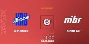 KRÜ Blaze VS MIBR GC