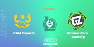 GAM Esports VS Ground Zero Gaming