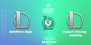 Jettfire's Dojo VS Report Precog Gaming Jettfire's Dojo VS Report Precog Gaming