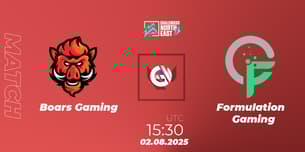 Boars Gaming VS Formulation Gaming Boars Gaming VS Formulation Gaming