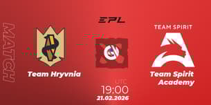 Team Hryvnia VS Team Spirit Academy