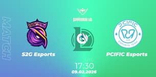 S2G Esports VS PCIFIC Esports