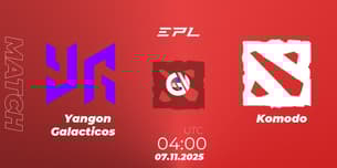Yangon Galacticos VS Komodo Yangon Galacticos VS Komodo