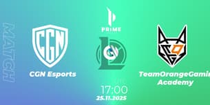 CGN Esports VS TeamOrangeGaming Academy