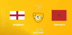 England VS Morocco