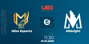 Misa Esports VS Midnight Misa Esports VS Midnight