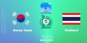 Korea Team VS Thailand