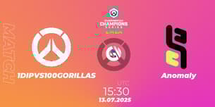 1DIPVS100GORILLAS VS Anomaly 1DIPVS100GORILLAS VS Anomaly
