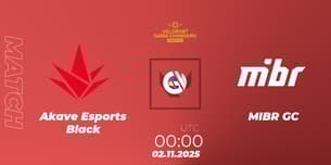 Akave Esports Black VS MIBR GC Akave Esports Black VS MIBR GC