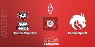 Team Yandex VS Team Spirit