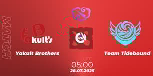 Yakult Brothers VS Team Tidebound Yakult Brothers VS Team Tidebound