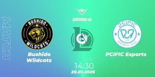 Bushido Wildcats VS PCIFIC Esports