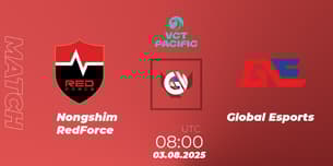 Nongshim RedForce VS Global Esports
