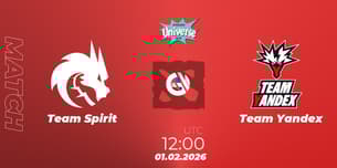 Team Spirit VS Team Yandex Team Spirit VS Team Yandex