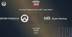ENTER FORCE.36 VS Nyam Gaming ENTER FORCE.36 VS Nyam Gaming