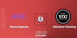 Nova Esports VS EDward Gaming Nova Esports VS EDward Gaming