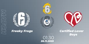 Freaky Frogs VS Certified Lover Boys