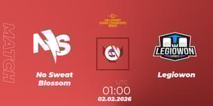 No Sweat Blossom VS Legiowon