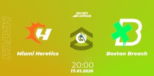 Miami Heretics VS Boston Breach Miami Heretics VS Boston Breach