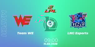 Team WE VS LNG Esports