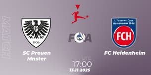 SC Preußen Münster VS FC Heidenheim