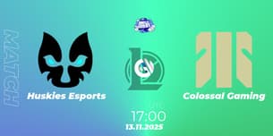 Huskies Esports VS Colossal Gaming
