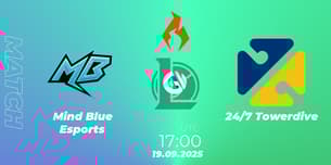 Mind Blue Esports VS 24/7 Towerdive