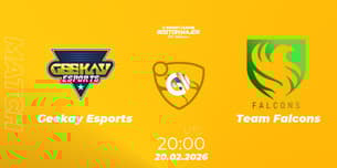 Geekay Esports VS Team Falcons Geekay Esports VS Team Falcons