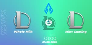 Whole Milk VS Mint Gaming Whole Milk VS Mint Gaming