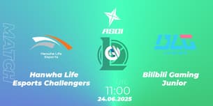Hanwha Life Esports Challengers VS Bilibili Gaming Junior Hanwha Life Esports Challengers VS Bilibili Gaming Junior