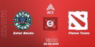 Estar Backs VS Flame Team