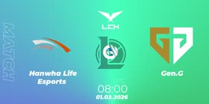Hanwha Life Esports VS Gen.G Hanwha Life Esports VS Gen.G