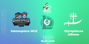 Gamespace MCE VS Olympiacos Alimou