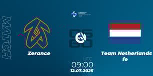 Zerance VS Team Netherlands fe Zerance VS Team Netherlands fe
