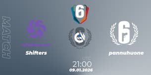 Shifters VS pannuhuone Shifters VS pannuhuone