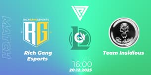 Rich Gang Esports VS Team Insidious