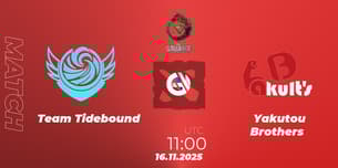 Team Tidebound VS Yakutou Brothers Team Tidebound VS Yakutou Brothers