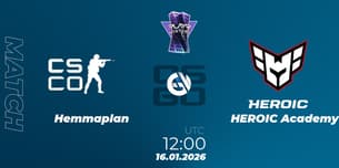 Hemmaplan VS HEROIC Academy