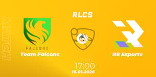 Team Falcons VS R8 Esports