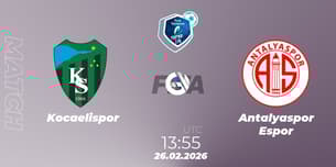 Kocaelispor VS Antalyaspor Espor